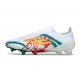 Scarpe adidas F50 Elite Laceless FG Bianco Verde Oro