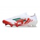 Scarpe adidas F50 Elite Laceless FG Bianco Rosso Verde