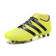 Scarpini Calcio Uomo - Adidas ACE 16.1 Primeknit FG/AG - Nero Giallo