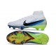 Scarpa da Calcio Nike Mercurial Superfly 10 Elite FG Bianco Nero Blu