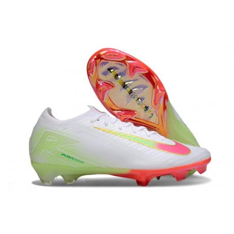 Scarpe da Calcio Nike Mercurial Vapor 16 Elite FG Bianco Rosso Verde