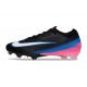 Scarpe da Calcio Nike Mercurial Vapor 16 Elite FG Nero Bianco Rosa Blu
