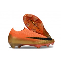 Scarpe da Calcio Nike Mercurial Vapor 16 Elite FG Arancio Oro Nero
