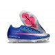 Nike Air Zoom Mercurial Vapor XVI Elite FG Blu Argento Rosa