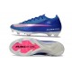 Nike Air Zoom Mercurial Vapor XVI Elite FG Blu Argento Rosa