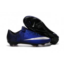 2016 Scarpa da calcio per terreni duri Nike Mercurial Vapor X - Uomo Blu Royal Intenso Argento Metallico Blu Racer
