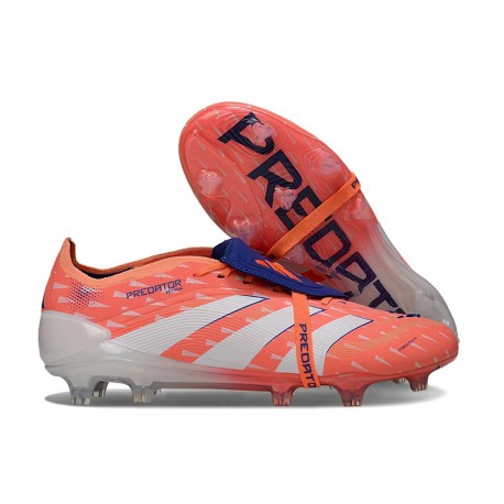 Adidas Predator Foldover Tongue Elite FG Arancione Bianco