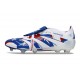 Adidas Predator Foldover Tongue Elite FG Bianco Blu Rosso