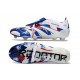 Adidas Predator Foldover Tongue Elite FG Bianco Blu Rosso