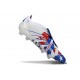 Adidas Predator Foldover Tongue Elite FG Bianco Blu Rosso