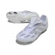 Adidas Predator Foldover Tongue Elite FG Bianco Argento