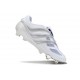 Adidas Predator Foldover Tongue Elite FG Bianco Argento
