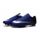 2016 Scarpa da calcio per terreni duri Nike Mercurial Vapor X - Uomo Blu Royal Intenso Argento Metallico Blu Racer