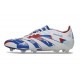 adidas Predator Elite FG Scarpa Blu Bianco Rosso