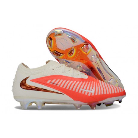 Nike Phantom 6 Elite Low FG Rosso Bianco Oro