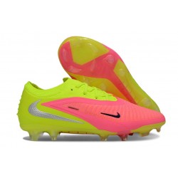 Nike Phantom 6 Elite Low FG Rosa Limelight