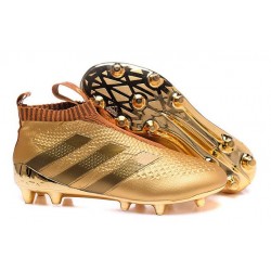 Nuovi Scarpette da Calcio Adidas Ace 16+ Purecontrol FG / AG Oro