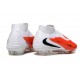 Nike Phantom 6 Elite High FG Bianco Rosso Nero