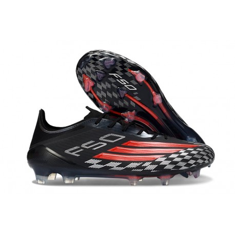 adidas F50 Elite FG Nuovo Nero Rosso