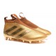 Nuovi Scarpette da Calcio Adidas Ace 16+ Purecontrol FG / AG Oro