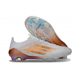 adidas F50 Elite FG Nuovo Bianco Oro