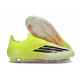 Scarpe adidas F50 Elite Laceless FG Giallo Nero