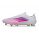 Scarpe adidas F50 Elite Laceless FG Bianco Rosa
