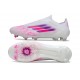 Scarpe adidas F50 Elite Laceless FG Bianco Rosa