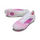 Scarpe adidas F50 Elite Laceless FG Bianco Rosa