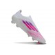 Scarpe adidas F50 Elite Laceless FG Bianco Rosa