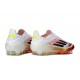 Scarpe adidas F50 Elite Laceless FG Bianco Nero Rosso