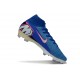 Scarpa da Calcio Nike Mercurial Superfly 10 Elite FG Blu Racer Bianco