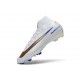 Scarpa da Calcio Nike Mercurial Superfly 10 Elite FG Bianco Blu Oro
