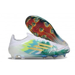adidas F50 Elite FG Nuovo Bianco Verde Oro