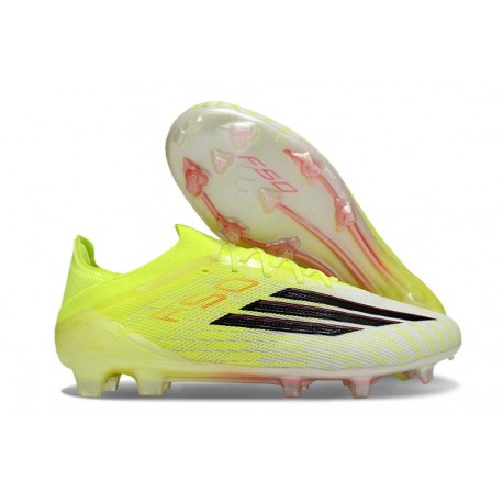 adidas F50 Elite FG Nuovo Team Giallo Solare Nero Core Rosso Lucido