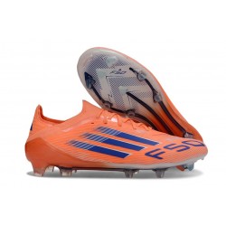 adidas F50 Elite FG Nuovo Arancione Beam Blu Lucido Ftwr Bianco