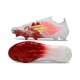 adidas F50 Elite FG Nuovo Bianco Rosso Oro