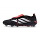 Scarpa Adidas Predator 26 Elite FT FG Nero Bianco Rosso
