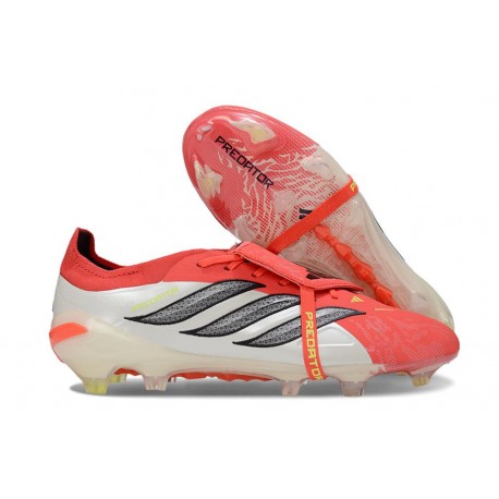 Scarpa Adidas Predator 26 Elite FT FG Rosso Bianco Nero