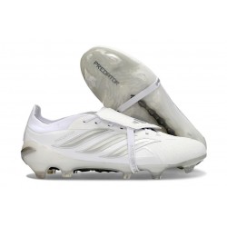 Scarpa Adidas Predator 26 Elite FT FG Bianco Argento