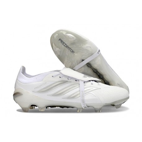 Scarpa Adidas Predator 26 Elite FT FG Bianco Argento
