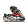 Adidas Predator 26 Elite FT FG Ferro Metallizzato Zero Metallico Rosso Lucido
