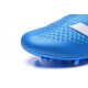 Nuovi Scarpette da Calcio Adidas Ace 16+ Purecontrol FG / AG Blu Bianco