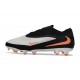 Nike Phantom 6 Elite Low FG Bianco Nero Arancione