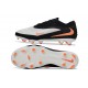 Nike Phantom 6 Elite Low FG Bianco Nero Arancione