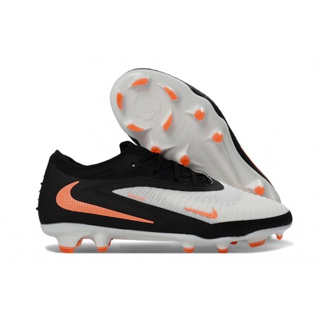 Nike Phantom 6 Elite Low FG Bianco Nero Arancione