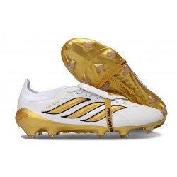 Scarpa Adidas Predator 26 Elite FT FG Bianco Oro
