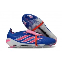 Scarpa Adidas Predator 26 Elite FT FG Blu Racer Rosa Blast