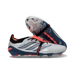 Scarpa Adidas Predator 26 Elite FT FG Grigio Nero Rosso