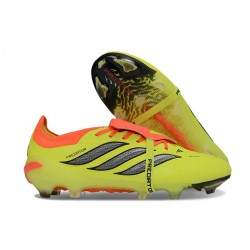 Scarpa Adidas Predator 26 Elite FT FG Giallo Nero Rosso